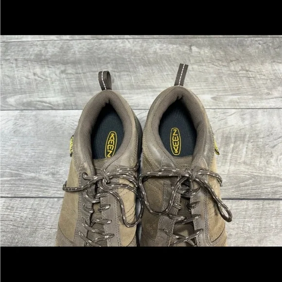 Keen Ambler 1002279 Brindle Men’s Brown Leather Trek Hiking Shoes Size 10.5 - Picture 8 of 9